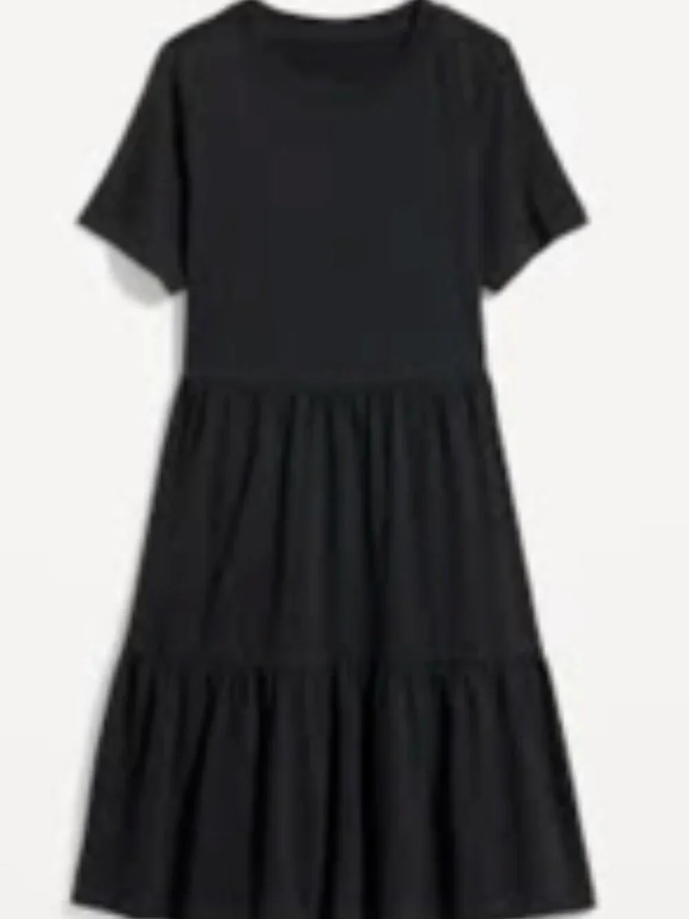 Old Navy short sleeve tiered knit swing dress. - Picture 1 of 3